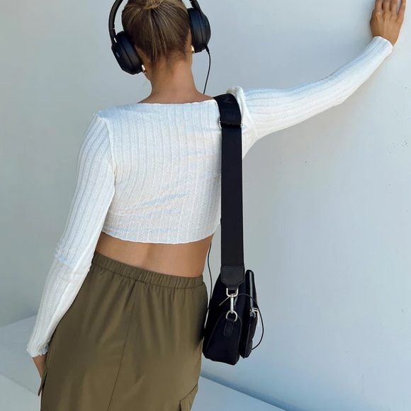 princess polly pointelle top 💖 - Picture 3 of 4